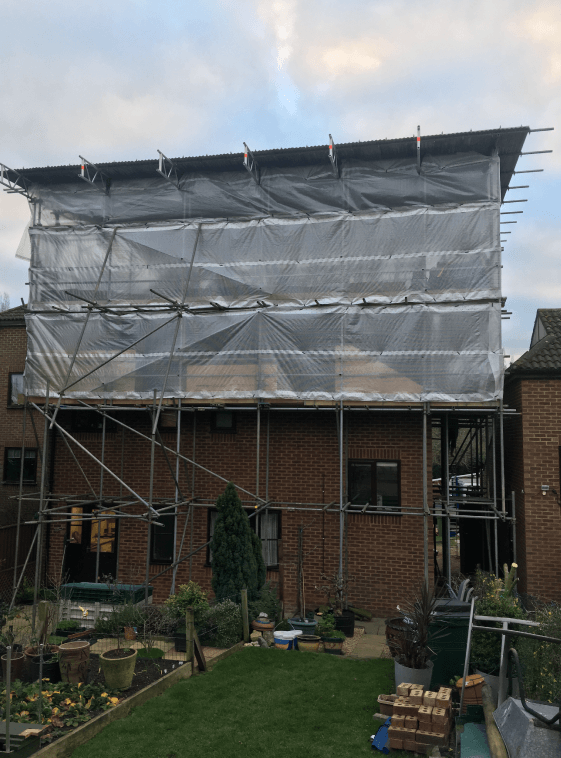 Temporary Roof Scaffold