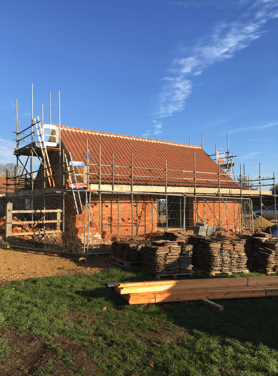 Barn conversion at Hunters Interiors, Stamford